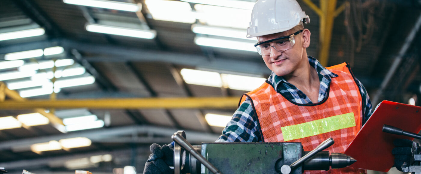 I Stock Business Explorer PLAN Engineer foreman working in factory