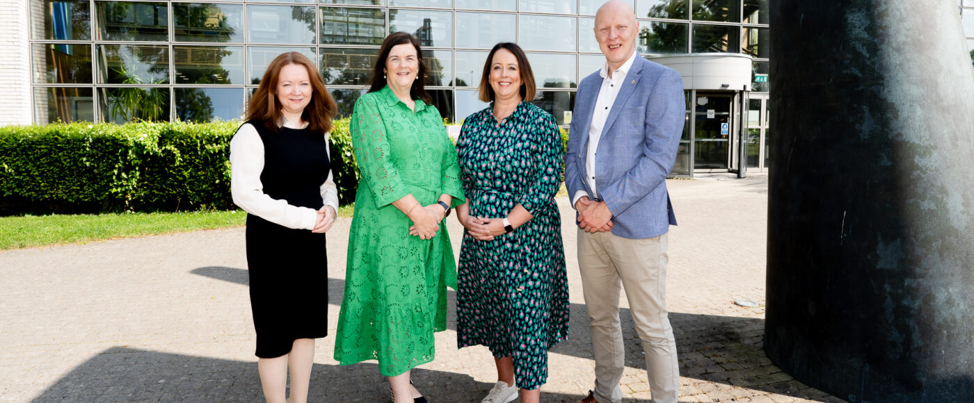 Pictured L R Rachael Corridan Inter Trade Ireland Sarah Mallon Enterprise Ireland Alison Currie Inter Trade Ireland and Paul Gunn Invest Northern Ireland
