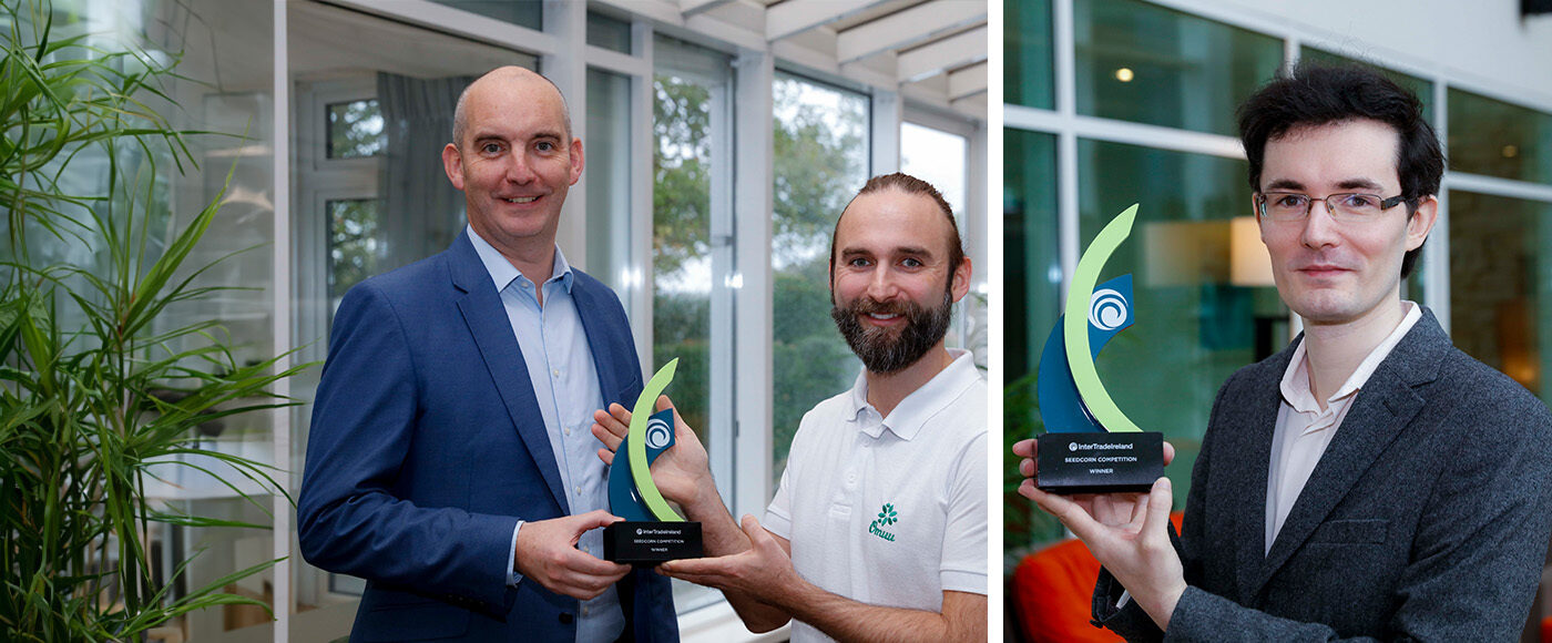 Shane O Hanlon Funding for Growth Manager at InterTradeIreland with Connacht and Leinster Best New Start and Best Early Stage winners