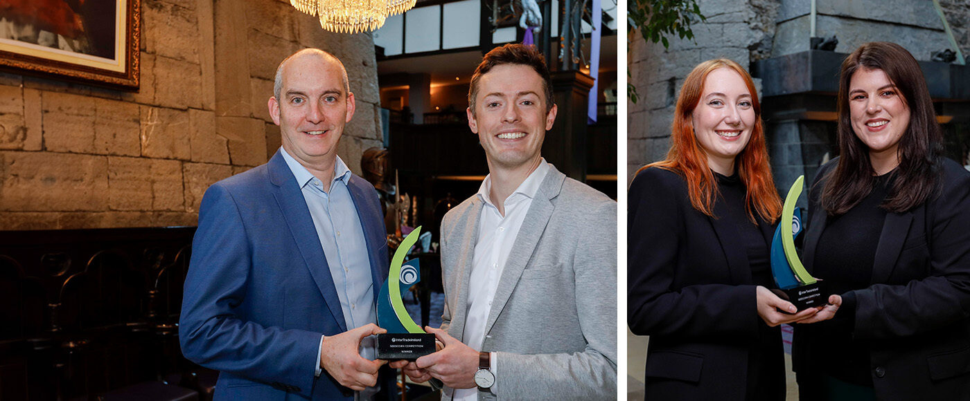 Shane O Hanlon Funding for Growth Manager at InterTradeIreland with Dublin Best New Start and Best Early Stage winners