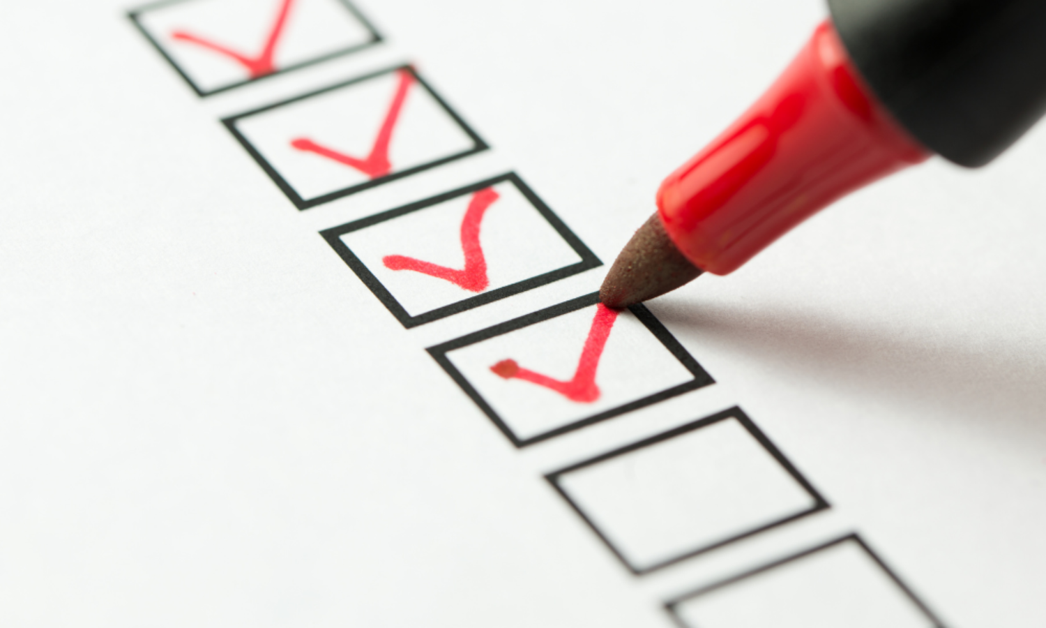 Eligibility tick box