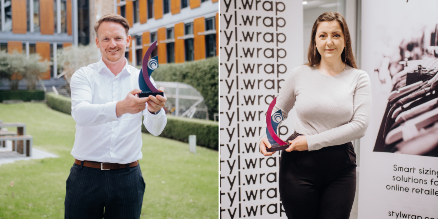 L R Vincent Forde CEO at Gasgon Medical and Shana Chu CEO of STYL wrap