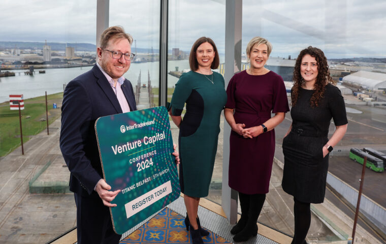 Gary Stokes Programme Manager InterTradeIreland, Margaret CEO InterTradeIreland, Susan Hayes Culleton Managing Director Hayes Culleton Group, Laura Haldane Co founder of Sci Leads