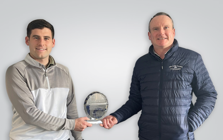 Mid Cork Pallets and Packaging with an Innovation Boost award recognising outstanding innovation